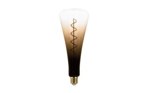 EGLO Leuchtmittel schwarz-braun-transparent inkl. 1x E27 4W, dimmbar
