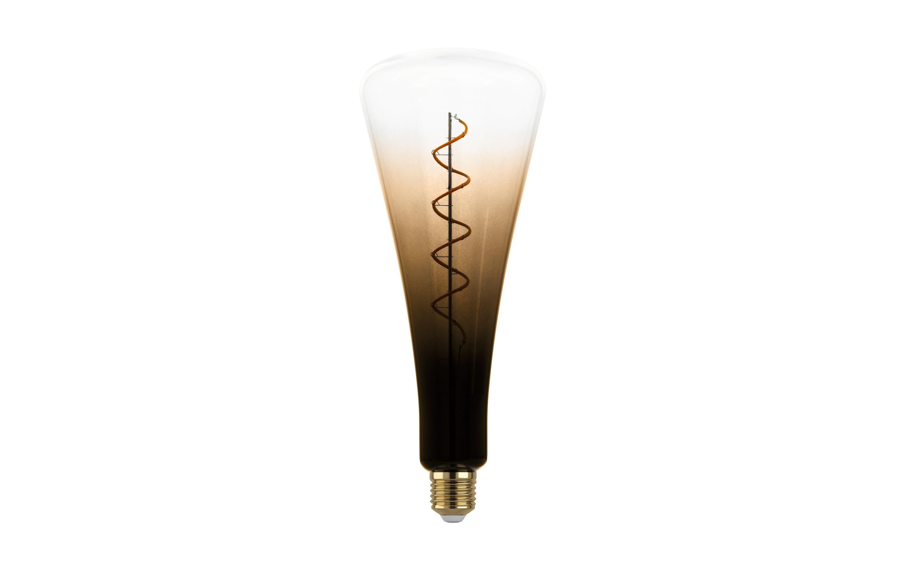 1534613 - Mediatech EGLO Leuchtmittel schwarz-braun-transparent inkl. 1x E27 4W, dimmbar kaufen Schweiz | Mediatech.ch