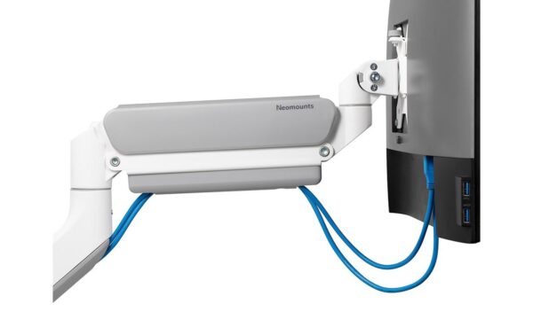 Neomounts DS70-450WH1 Gas Spring Desk Mount (clamp/grommet)