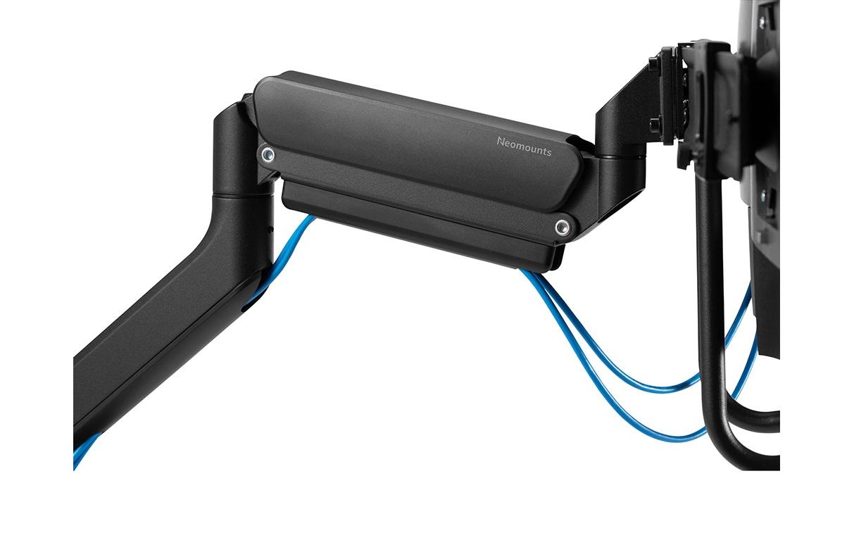 1535095_3 - Mediatech Neomounts DS75-450BL2 Gas Spring Desk Mount (clamp/grommet)