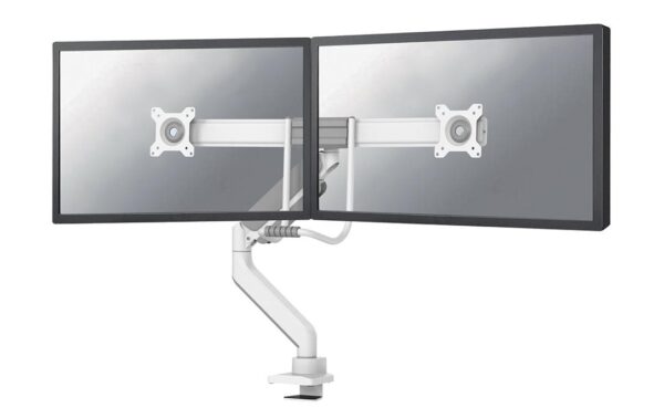Neomounts DS75-450WH2 Gas Spring Desk Mount (clamp/grommet)