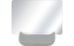 Kleine Wolke Kosmetikspiegel Tray Mirror mit Schmuckablage, platin