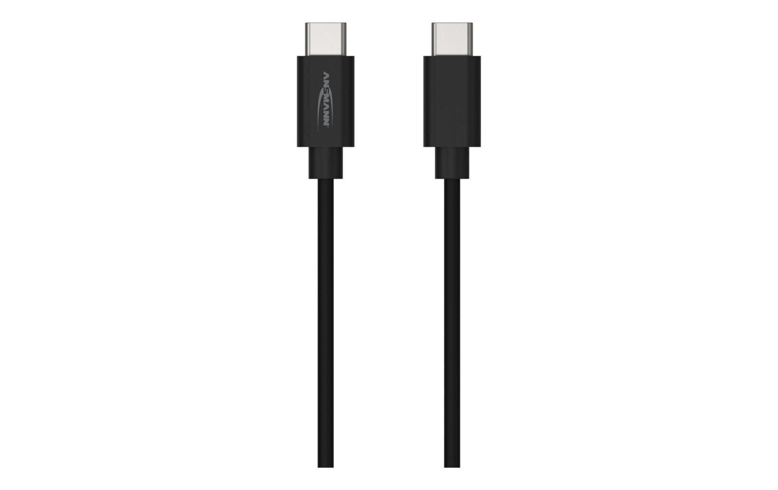 1538034_2 - Mediatech Ansmann Daten und Ladekabel Type C zu Type C, 120cm