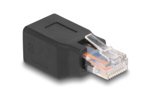 Delock Netzwerkadapter RJ45/48/50 Stecker/Buchse, 10P/10C Belegung, schwarz kaufen Schweiz | Mediatech.ch