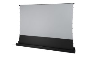Celexon, UST Plus 110 Bodenleinwand schwarz, elektr. Boden Hochkontrastleinwand
