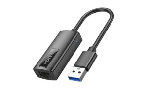 onit USB-A zu RJ-45 Netzwerkadapter Aluminium Gehäuse, 1Gbps, schwarz kaufen Schweiz | Mediatech.ch