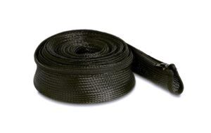 Delock Geflechtschlauch, 5mx50mm Reissverschluss, hitzebeständig, schwarz