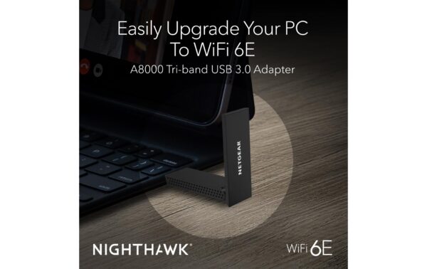 Netgear A8000: 6E WLAN USB Adapter NIGHTHAWK AXE3000 WiFi 6E USB 3.0