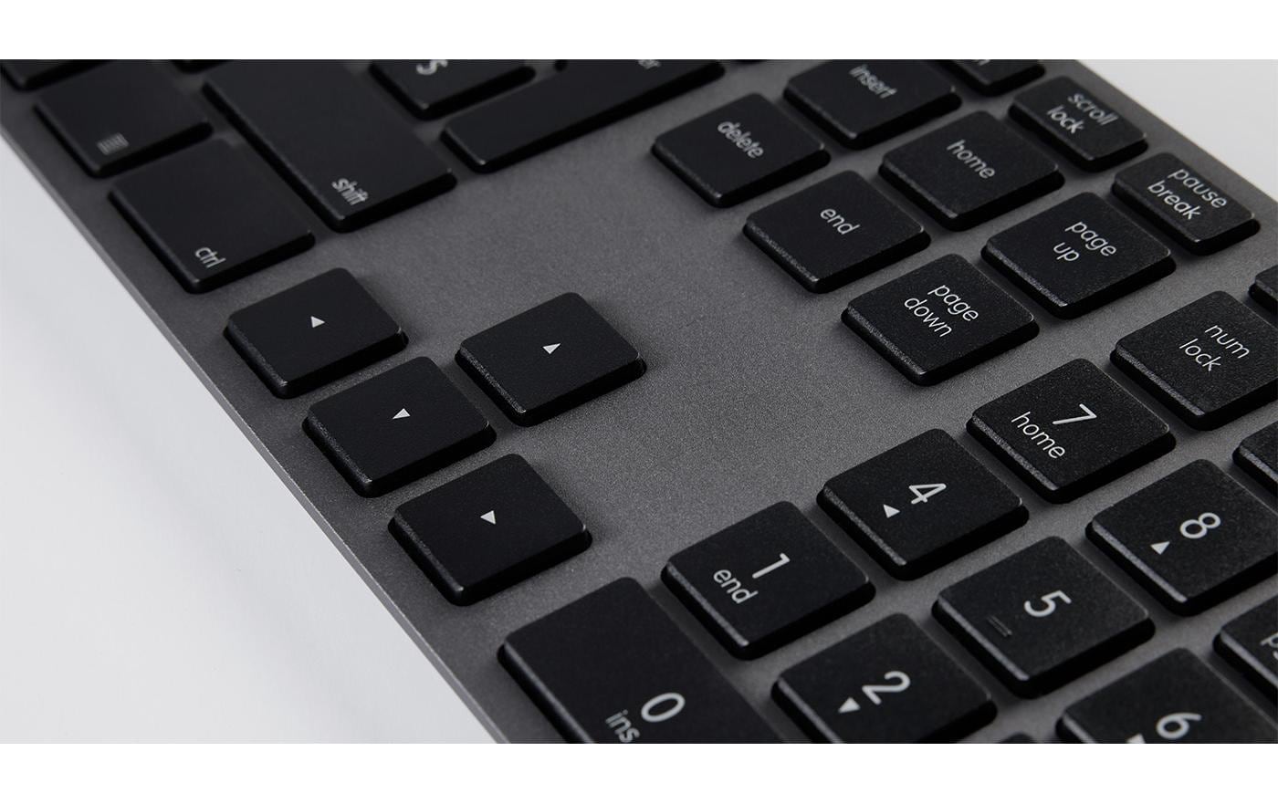 1542344_2 - Mediatech LMP USB Tastatur KB-3421, Win-OS Zahlenblock, 110 Tasten, 2x USB, Space Grau