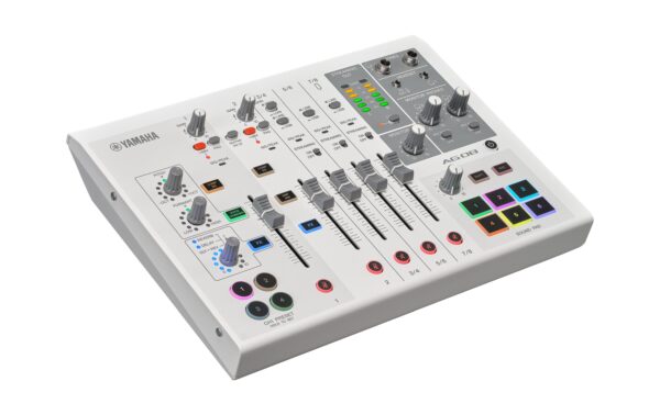 1543063_3 - Mediatech Yamaha AG08 WH 8-Kanal All-in-One Streaming Mixer, weiss