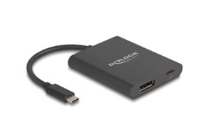 Delock USB Type-C Adapter zu DisplayPort 8K mit HDR und Power Delivery 60 W