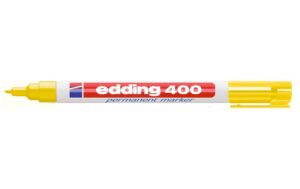 Edding Permanentmarker 400 gelb, Strichbreite ca.1mm