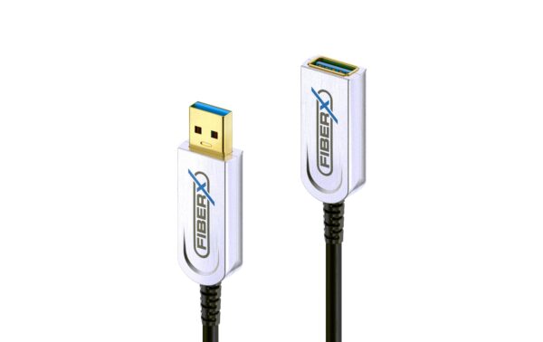FiberX FX-I650-012 AOC Verlängerung, USB3.1, USB-A/USB-A, 12m