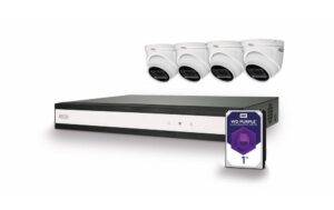 ABUS ABUS Komplett-Set TVVR33842D 4 analoge Mini-Dom-Kameras und Rekorder kaufen Schweiz | Mediatech.ch