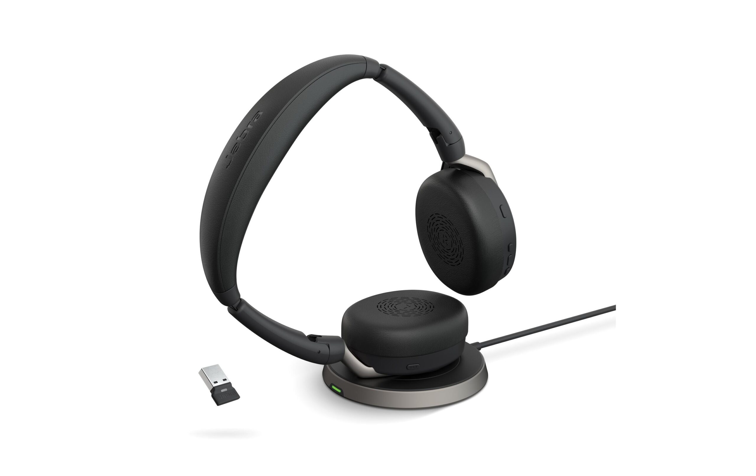 1547400 - Mediatech Jabra Evolve2 65 Flex Duo MS BT380, USB-A, Ladestation