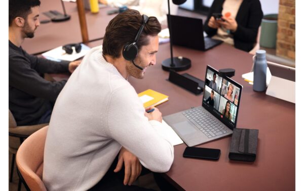 Jabra Evolve2 65 Flex Duo MS BT380, USB-A, Ladestation