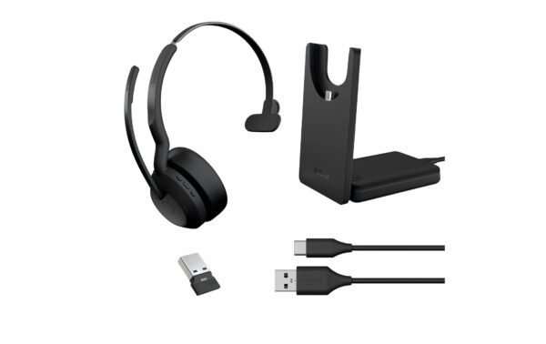 1547407_6 - Mediatech Jabra Evolve2 55 Mono UC BT380, USB-A, Ladestation