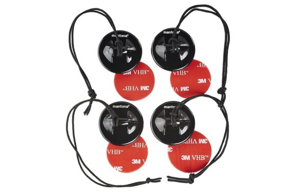 Mantona Sicherungshalter Set 4 Halter 8 Pads kaufen Schweiz | Mediatech.ch