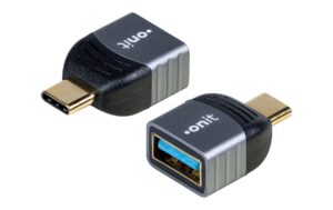 1548069 - Mediatech onit Adapter USB-C Stecker - USB-A Buchse USB 3.0, 10 Gbps, 5V/3A (15W) kaufen Schweiz | Mediatech.ch