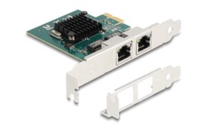 Delock PCI-Express x1 Karte 2xRJ45 Gigabit LAN, BCM5720 kaufen Schweiz | Mediatech.ch