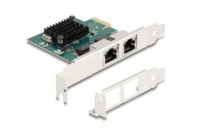 Delock PCI-Express x1 Karte 2xRJ45 Gigabit LAN, BCM5718 kaufen Schweiz | Mediatech.ch