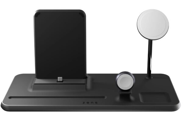 1551934 - Mediatech Zens 4in1 Wireless Charger inkl. Watch Black kaufen Schweiz | Mediatech.ch
