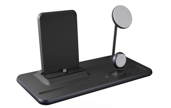 1551934_1 - Mediatech Zens 4in1 Wireless Charger inkl. Watch Black