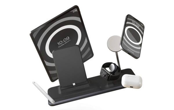 1551934_2 - Mediatech Zens 4in1 Wireless Charger inkl. Watch Black