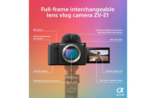 Sony Alpha ZV-E1, 12 MP Body