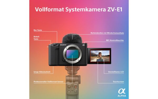 Sony Alpha ZV-E1, 12 MP Body