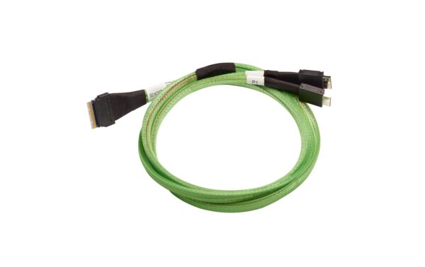 Broadcom SAS Kabel: SFF-8654 -2xSFF-8612 1m, für 2x OCuLink Geräte