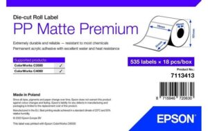 Epson PP Matte Label 76 mm x 51 mm 535 Etiketten/Rolle für C3400/C3500 kaufen Schweiz | Mediatech.ch
