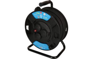 Max Hauri Kabelrolle IP55 3x Typ13 50m, schwarz