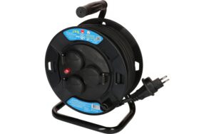 Max Hauri Kabelrolle IP55 3x Typ13 20m, schwarz