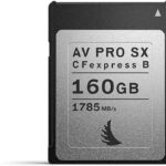AV PRO CFexpress SX Type B 160 GB Write: 1600 MB/s Read Speed: 1.785 MB/s,