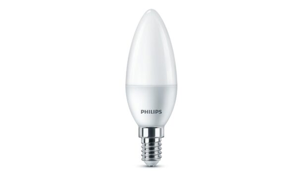 1555338 - Mediatech Philips LED Lampe 5.5W (40W) E14, B35, 470lm, 2700K, matt, 6er kaufen Schweiz | Mediatech.ch
