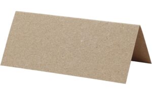 Creativ Company Tischkarte natur 9x4cm, 220 g, 20 Stück