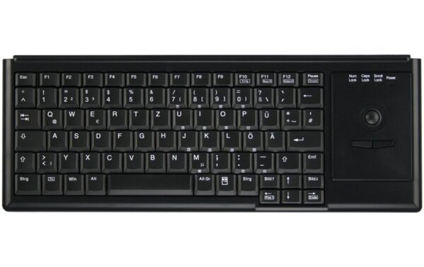 155839 - Mediatech Active Key Tastatur AK-4400TU mit optischem Trackball 1000dpi, USB, schwarz kaufen Schweiz | Mediatech.ch