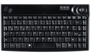 Active Key kompakt Tastatur AK-440-TU mit 19 mm Trackball, USB, schwarz kaufen Schweiz | Mediatech.ch