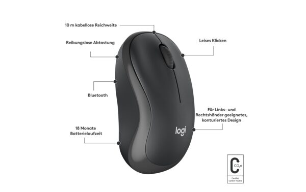 Logitech M240 Silent BT Mouse graphite 