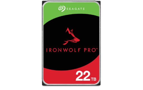 Seagate IronWolf Pro 3.5 22TB 3.5'', SATA 6GB/s, 7200rpm, 256MB Cache
