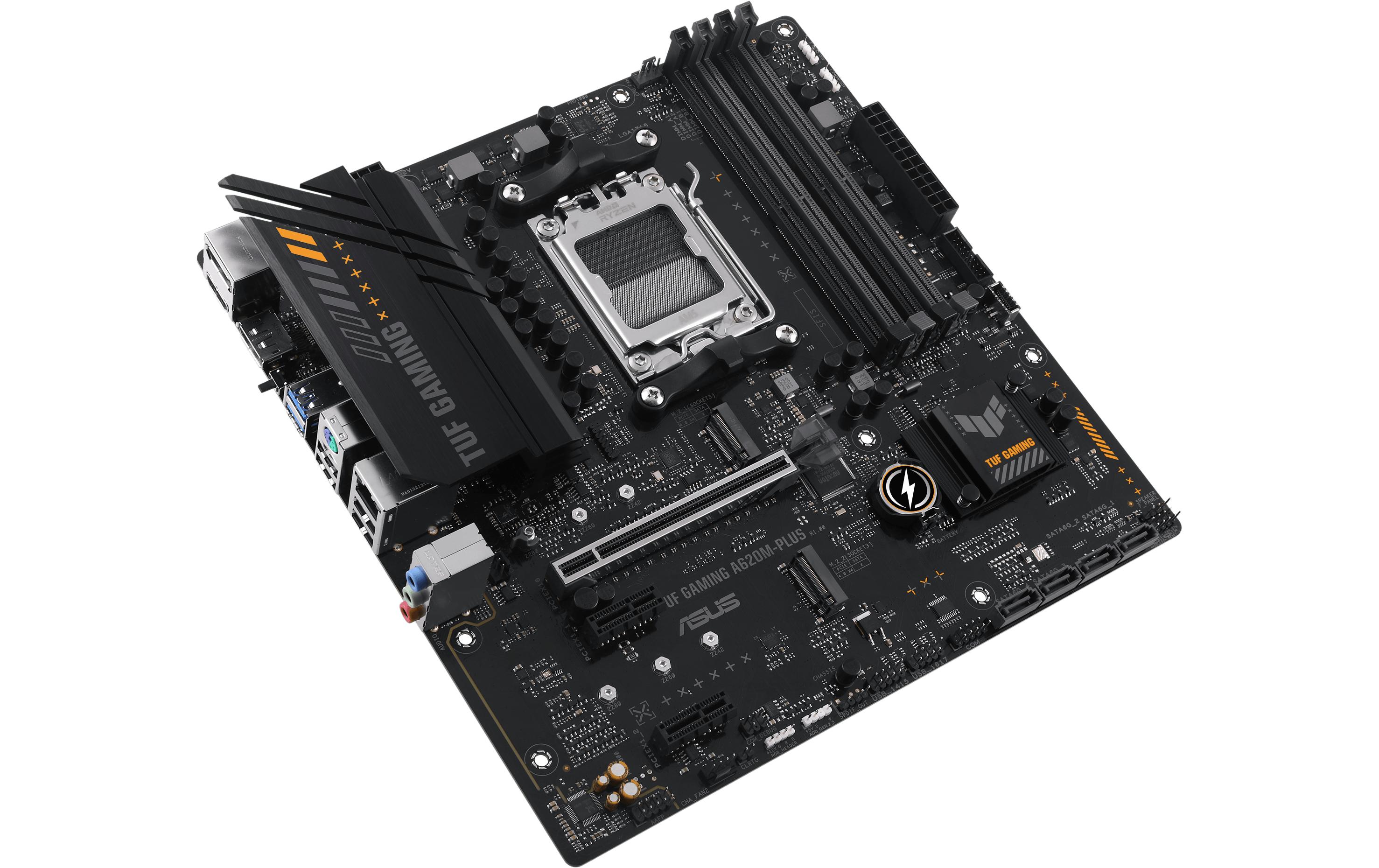 1563216_4 - Mediatech ASUS TUF GAMING A620M-PLUS, mATX, AM5 AMD A620, 4x DDR5, PCI-E 4.0