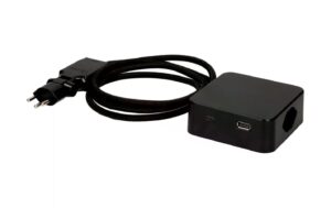 maxTEX Steckdosenleiste Cube 3x Typ 13 schwarz / schwarz USB