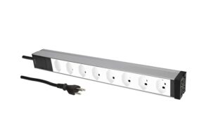 Max Hauri PDU 19, 8x Typ 23 weiss, 1HE