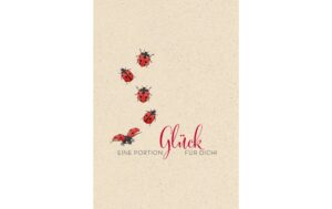 Bu Natur Verlag Glückwunschkarte Glück, 12.2 x 17.5 cm