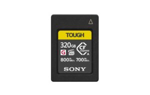 Sony CFexpress Typ-A 320GB Tough Lesen 800MB/s, Schreiben 700MB/s