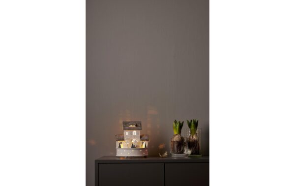 Star Trading Indoor Deco Grauberg IP20, Warmweiss, Grau