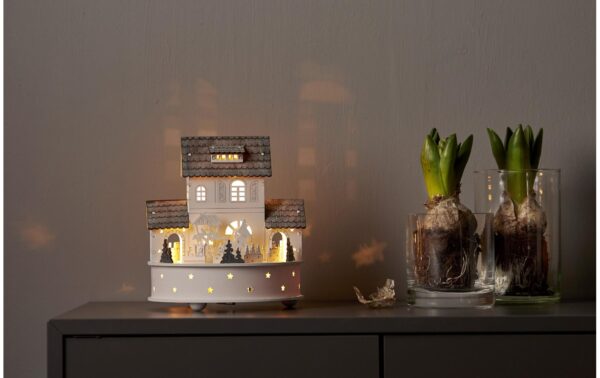 Star Trading Indoor Deco Grauberg IP20, Warmweiss, Grau