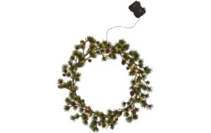 1568583 - Mediatech Star Trading Kranz Larix IP44, Warmweiss, Grün kaufen Schweiz | Mediatech.ch