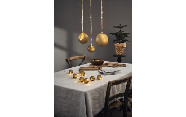 Star Trading Lichterkette Bliss IP20, Warmweiss, Gold